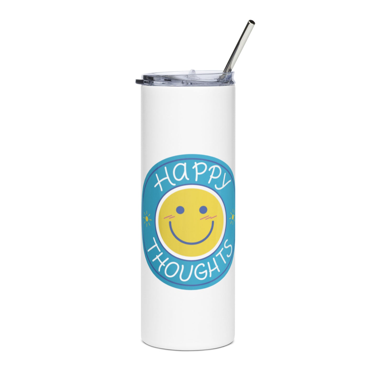 Happy Thoughts -  Stainless steel tumbler