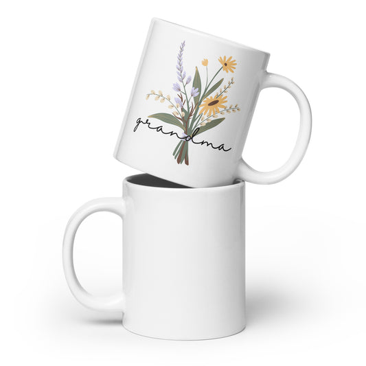 Grandma - White glossy mug