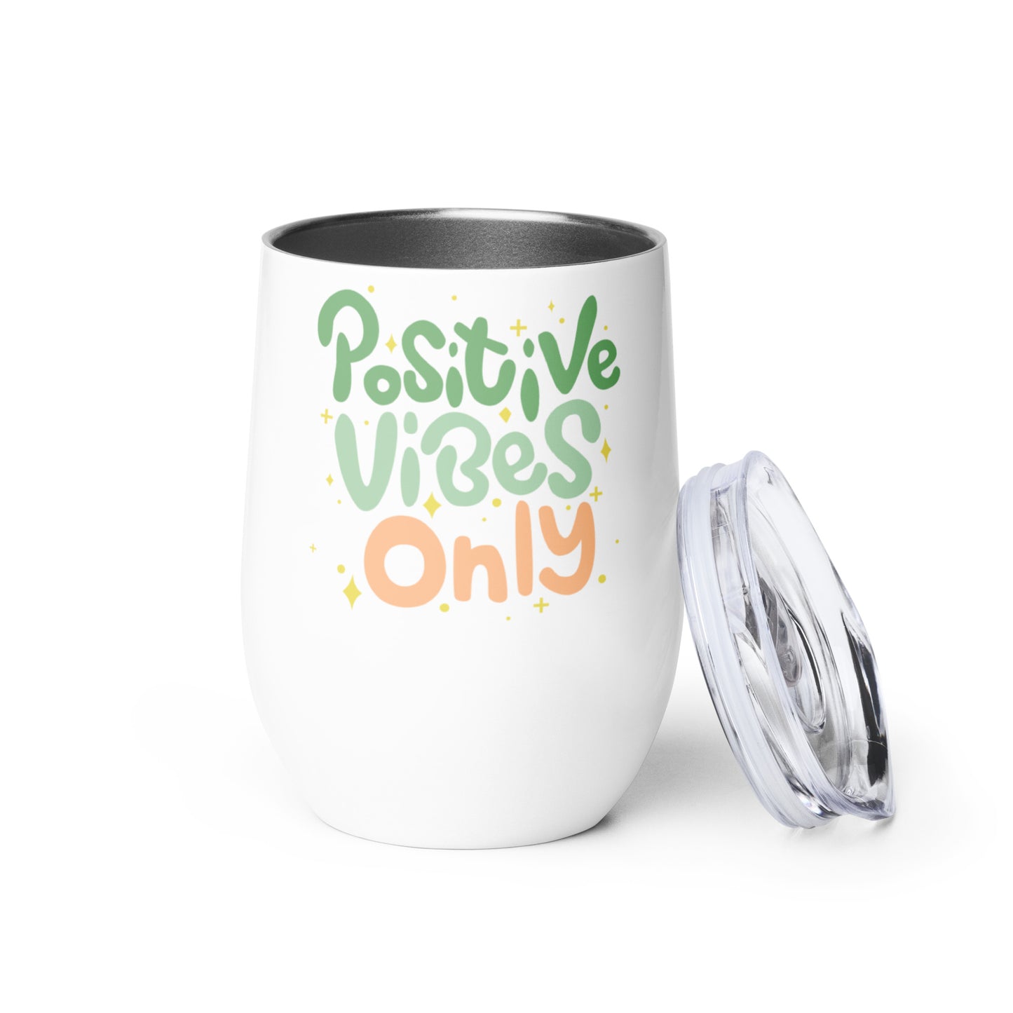 Positive Vibes - Wine tumbler