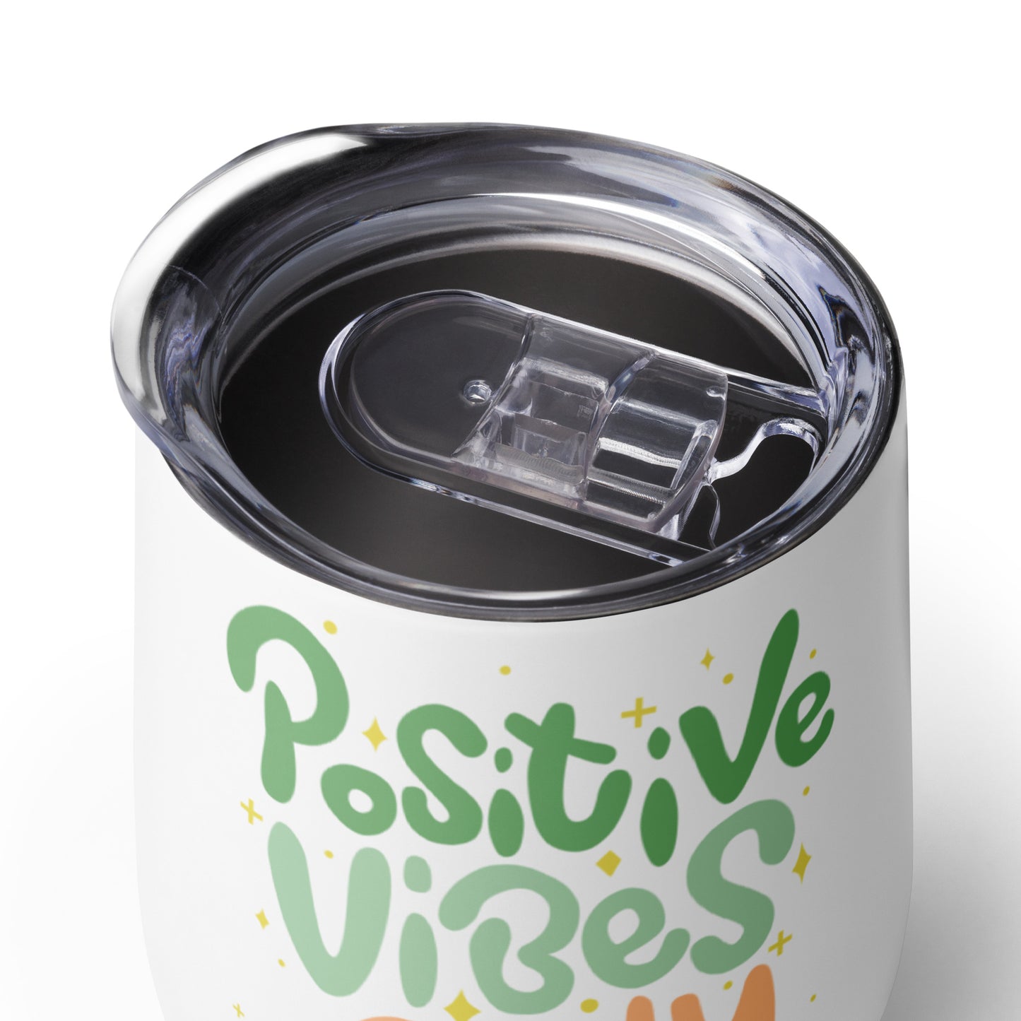 Positive Vibes - Wine tumbler